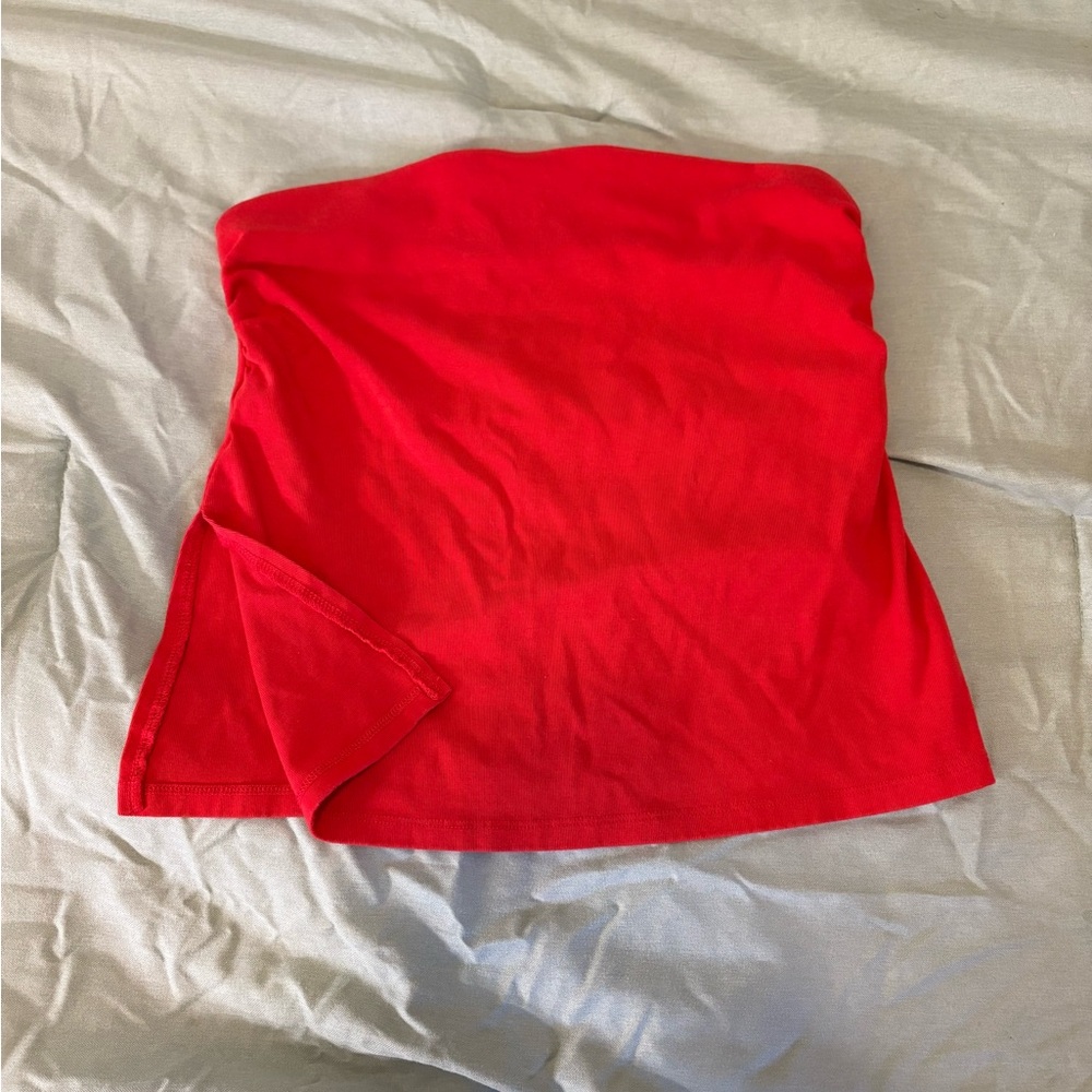 Wild Fable Red Strapless Tube Top
